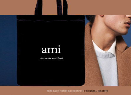 tote bag personnalisable marcolini choclatier Ami paris